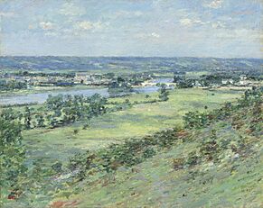 The Valley of the Seine, from the Hills of Giverny A30809