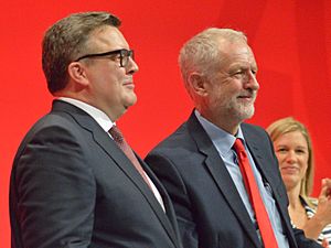 Tom Watson and Jeremy Corbyn, 2016 Labour Party Conference
