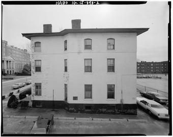 VIEW SOUTH - 83-85 Sigourney Street (Commercial Buildings), Hartford, Hartford County, CT HABS CONN,2-HARF,10-2.tif