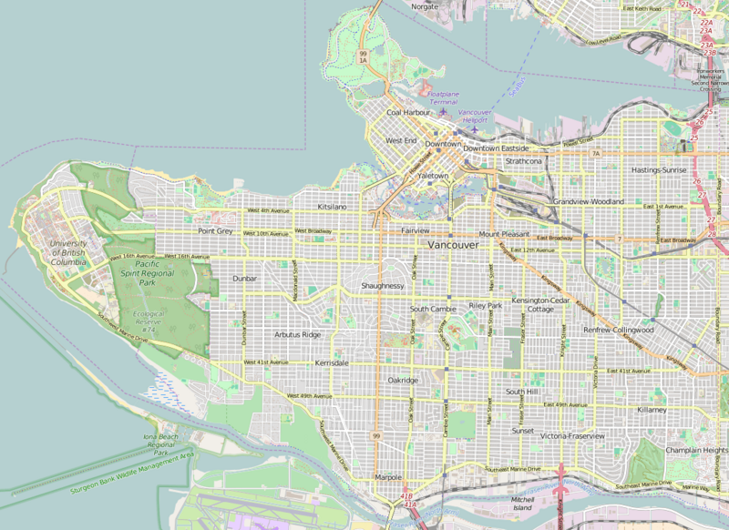 Vancouver (British Columbia) - OpenStreetMap