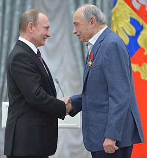 Vladimir Putin at award ceremonies (2016-03-10) 02 (cropped)