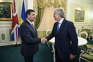 Volodymyr Groysman and Tony Blair in Ukraine - 2018 (MUS7631)