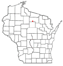 Location of Nokomis, Wisconsin