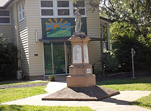 War memorial 2 at Mount Alford State School at Mount Alford, Queensland