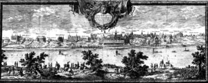 Warsaw in 1656