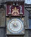 Wells cathedral north clock (cropped)
