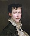 William-Adolphe Bouguereau (1825-1905) - Portrait de Mademoiselle Elizabeth Gardner (1879)
