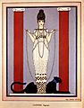 ‘Lady with Panther’ by George Barbier for Cartier, 1914