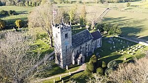 Aerial photographs of Collingham, West Yorkshire (7th May 2021) 004