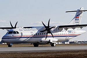 Air Saint-Pierre ATR 42-500 at Montreal Pierre Elliott Trudeau International