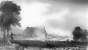 Ayntab in the 19th century, from F. R. Chesney, The Expedition for the Survey of the Rivers Euphrates and Tigris, London 1850