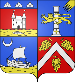 Blason ville fr Bouliac (Gironde)