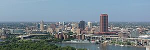Buffalo Skyline from Drone 1 (cropped)