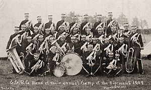 Canada. Governor General's Bodyguard Band Regiment Camp, Toronto, 1909