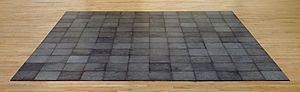 Carl Andre 144 Magnesium Square 144 thin magnesium plates measuring 144 by 144 inches