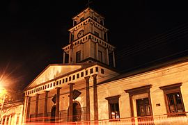 Catedral de Copiapó, nocturna