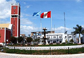 Main square of Chepén