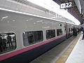 Close look at Shinkansen coaches