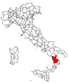 Cosenza posizione