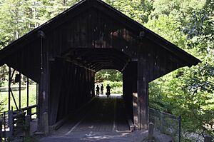 Covered Bridge, Greenfield, Franklin County, Massachusetts - panoramio
