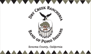 Dry Creek Rancheria Band of Pomo Indians flag.gif