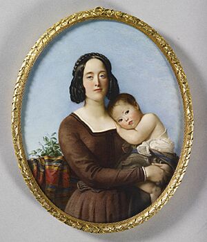 Duchess of Buccleuch and daughter Lady Victoria Scott