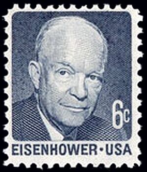 Eisenhower stamp 6c 1970 issue
