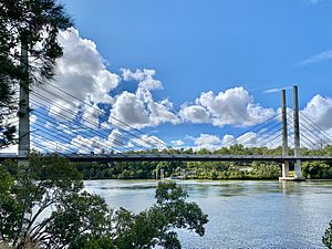 Eleanor Schonell Bridge in Brisbane, June 2020, 03