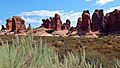 Elephant Butte area in Arches National Park, Utah