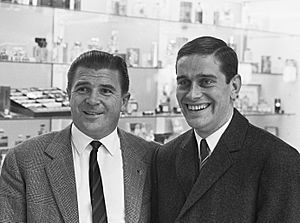 Ferenc Puskas and Ger Lagendijk 1968