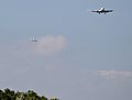 Four aircraft on the approach to LHR runway 09L 10Sep2015 arp