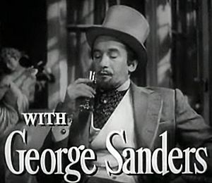 George Sanders in The Picture of Dorian Gray trailer