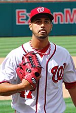 Gio Gonzalez on April 12, 2012
