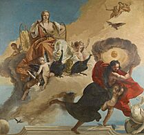 Giovanni Battista Tiepolo - Juno and Luna - BF.1983.4 - Museum of Fine Arts