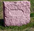 Granite Marker in San Jacinto Battlefield