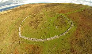 Grimspound Bronze age settlement on Dartmoor