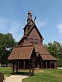 Hopperstad Stave Church Replica, Hjemkomst Center, Moorhead, Minnesota - 42149276260