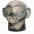 Human-sized clay head found at Varna necropolis