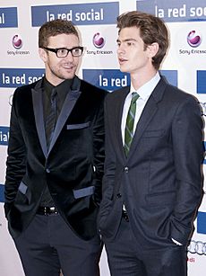 Justin Timberlake - Andrew Garfield - La red social - Madrid