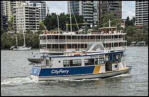 Kookaburra Queen and CityFerry