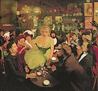 L’Intérieur de chez Bruant - Le Mirliton, by Louis Anquetin