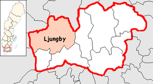 Ljungby Municipality in Kronoberg County.png