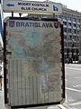 Mapa Bratislavy