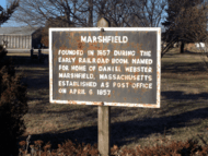 Marshfield Indiana Marker