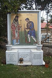 Melas Karavangelis Monument Kastoria Metropoly 2013