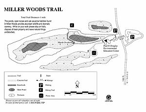 Miller Woods Trail Map