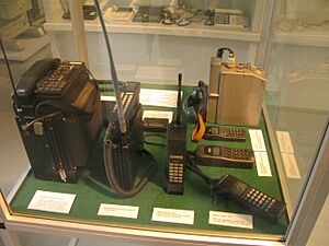 Mobile phones in the Museum of Technology, Helsinki
