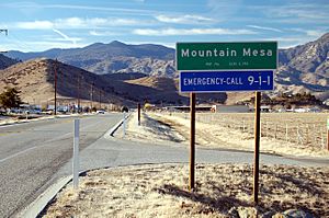 Mountain Mesa California along SR178