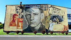 Mural Janka Bytnara w Kolbuszowej (2023)