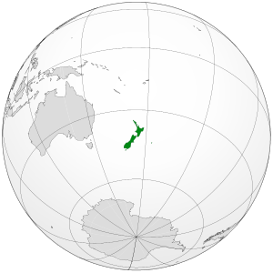 New Zealand (orthographic projection) 2